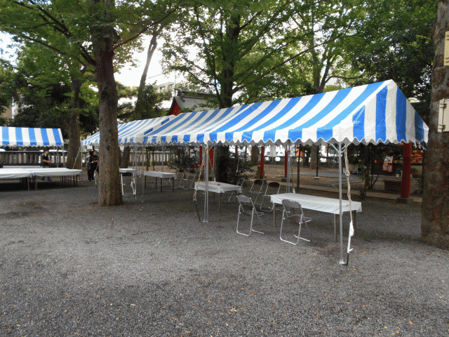 ダイナテント 1．5間×2間 放送席 チケット売り場 学園祭